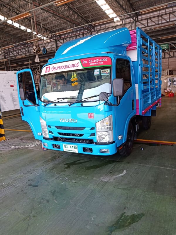 รถบรรทุกใหญ่ NLR 130 คอกแป็ป กล่อง จดป้ายเขียว ไม่ติดเวลา รถบรรทุกใหญ่ NLR 130 คอกแป็ป กล่อง จดป้ายเขียว ไม่ติดเวลา