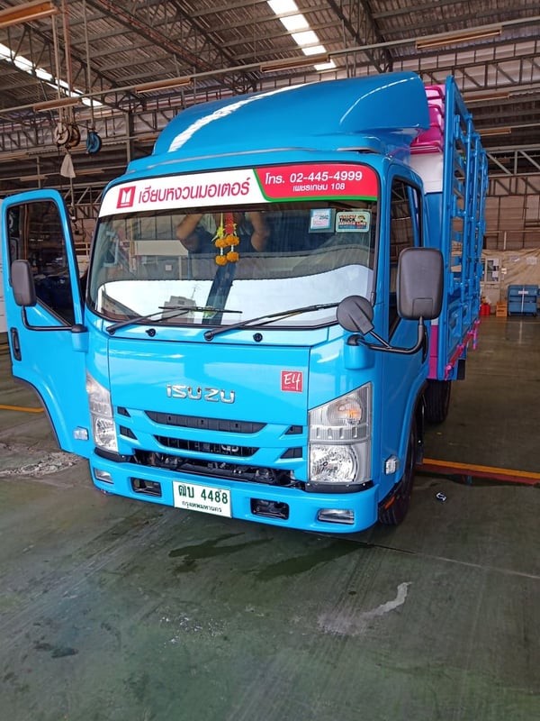 รถบรรทุกใหญ่ NLR 130 คอกแป็ป กล่อง จดป้ายเขียว ไม่ติดเวลา รถบรรทุกใหญ่ NLR 130 คอกแป็ป กล่อง จดป้ายเขียว ไม่ติดเวลา