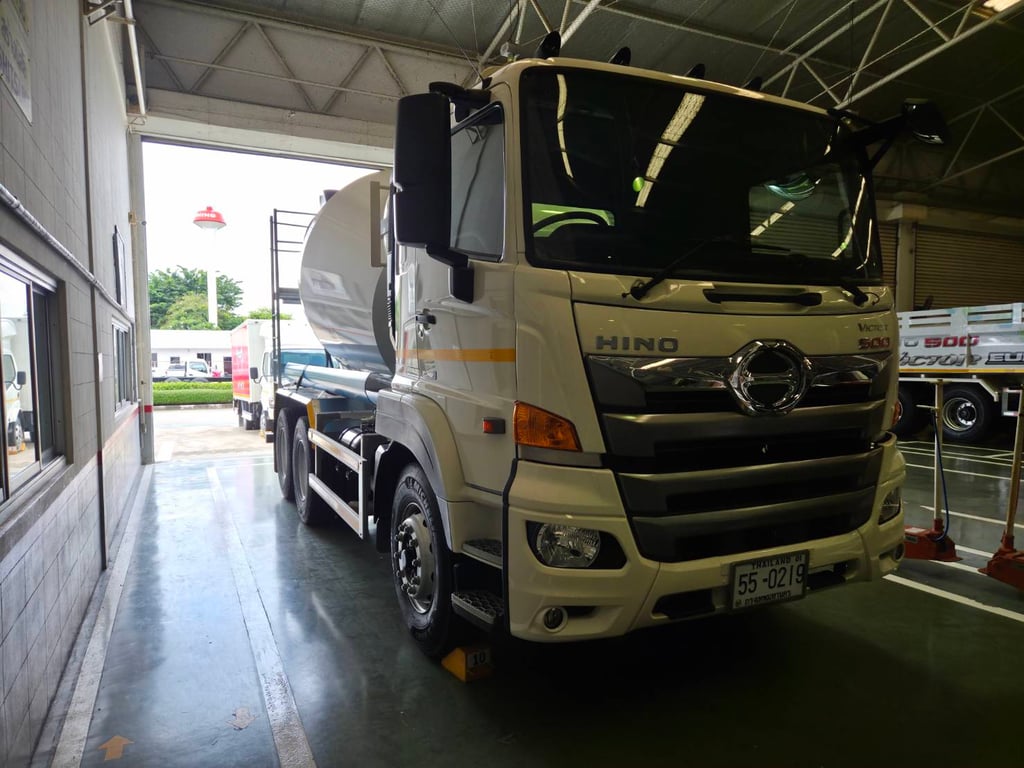 HINO FM 350แรงม้า รถบรรทุก 10ล้อ โม่ผสมปูน ไกรสร 091-7838676 HINO FM 350แรงม้า รถบรรทุก 10ล้อ โม่ผสมปูน ไกรสร 091-7838676