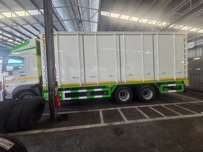 ฟรีดาวน์  0%  รถบรรทุกตู้แห้ง 10 บาน รับรถได้ทันที ไกรสร 086-3516797