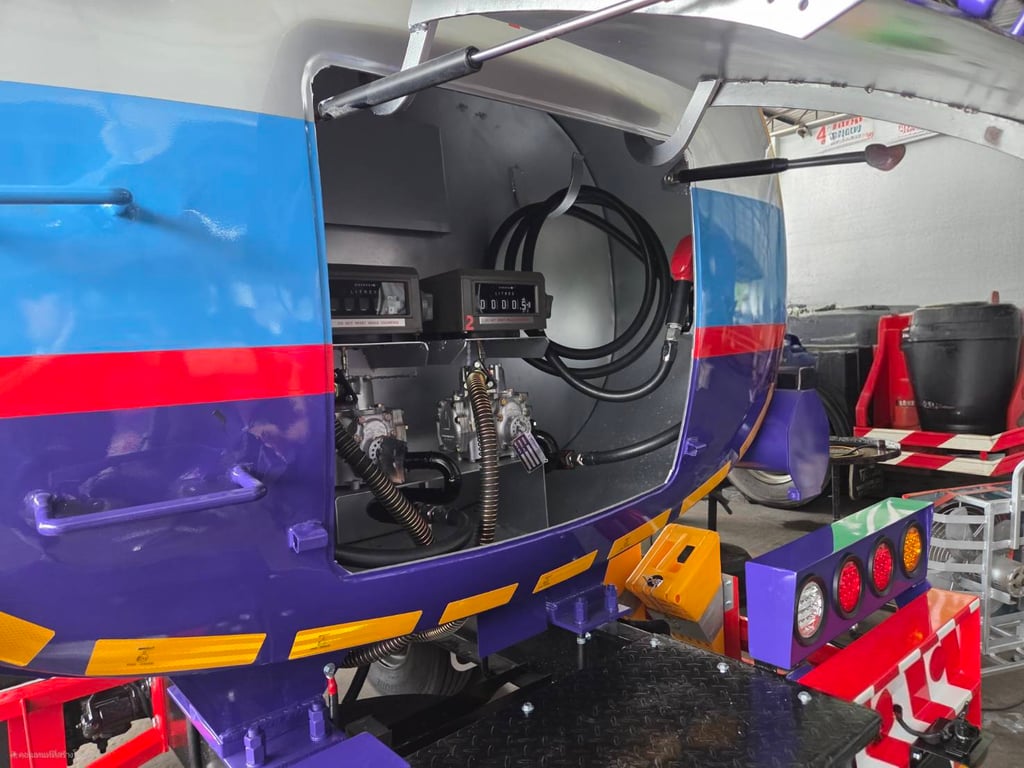 รถถังน้ำมัน 9,000 ลิตร พร้อมมิตเตอร์หัวจ่ายไกรสร 091-7838676