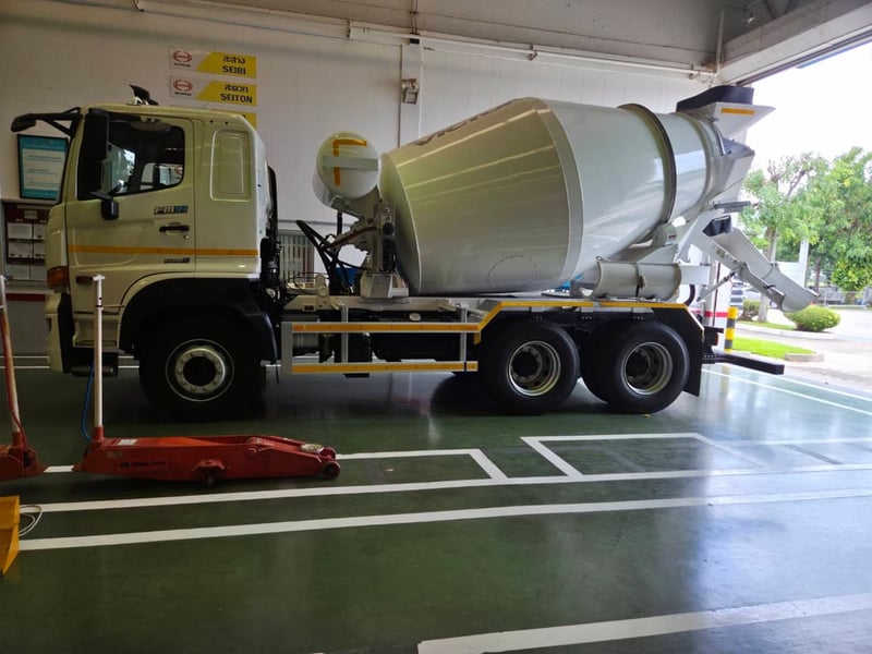 HINO FM 350แรงม้า รถบรรทุก 10ล้อ โม่ผสมปูน ไกรสร 091-7838676