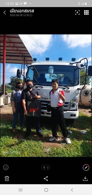 รถโม่ปูน  ขนาดเล็ก 3 คิว ขายด่วน ไกรสร 086-3516797