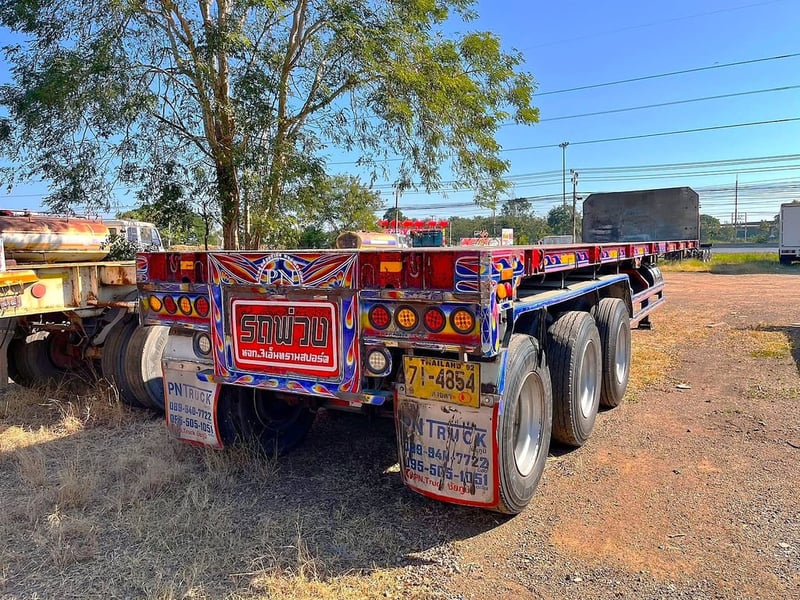 หางพื้นเรียบ 3 เพลา PN พงษ์ณิชานันท์  ปี 60 ตัว10น็อต 