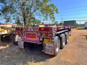 หางพื้นเรียบ 3 เพลา PN พงษ์ณิชานันท์  ปี 60 ตัว10น็อต 