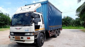 สิบล้อเพลาเดียว ตู้ผ้าใบสไลด์