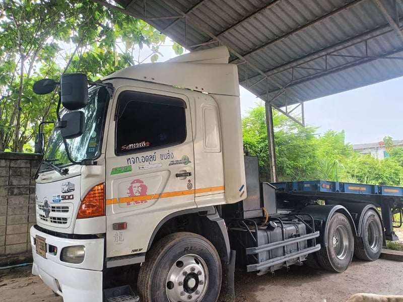 344 ปี 55 หัวลากมือสอง HINO FM1A เครื่อง AO9C 344แรง
