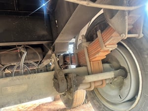 หางพื้นเรียบ 3 เพลา พนัส PANUS ปี 55 สภาพยางด้อยบ้าง ระบบเบรคไฟใช่งานได้ คัซซีดี ไม่ดาม