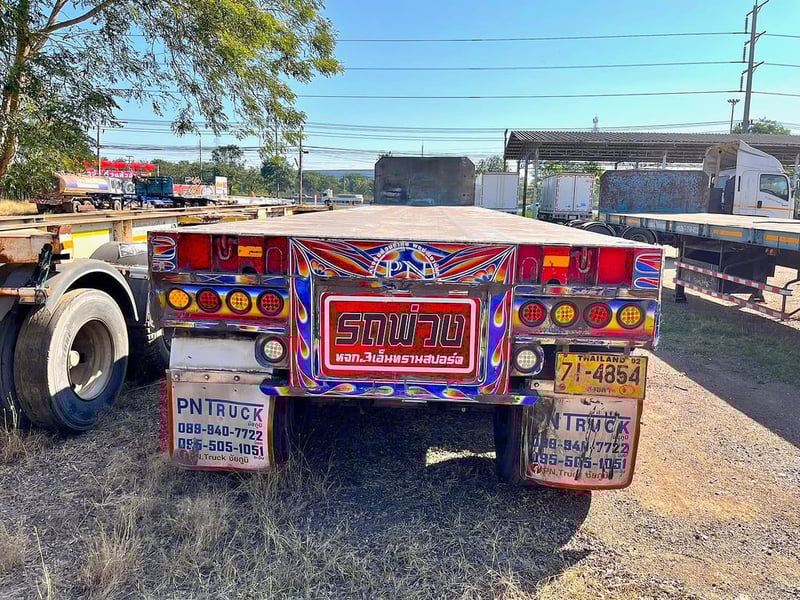 หางพื้นเรียบ 3 เพลา PN พงษ์ณิชานันท์  ปี 60 ตัว10น็อต 