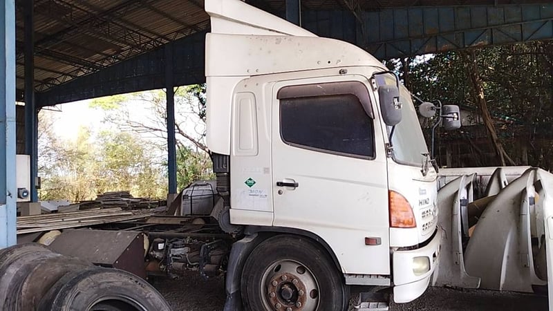 ปล่อยขายตามสภาพ หกล้อหัวคัซซี ฮิโน่ FG1J ปี 54 ก๊าซ CNG แท้โรงงาน