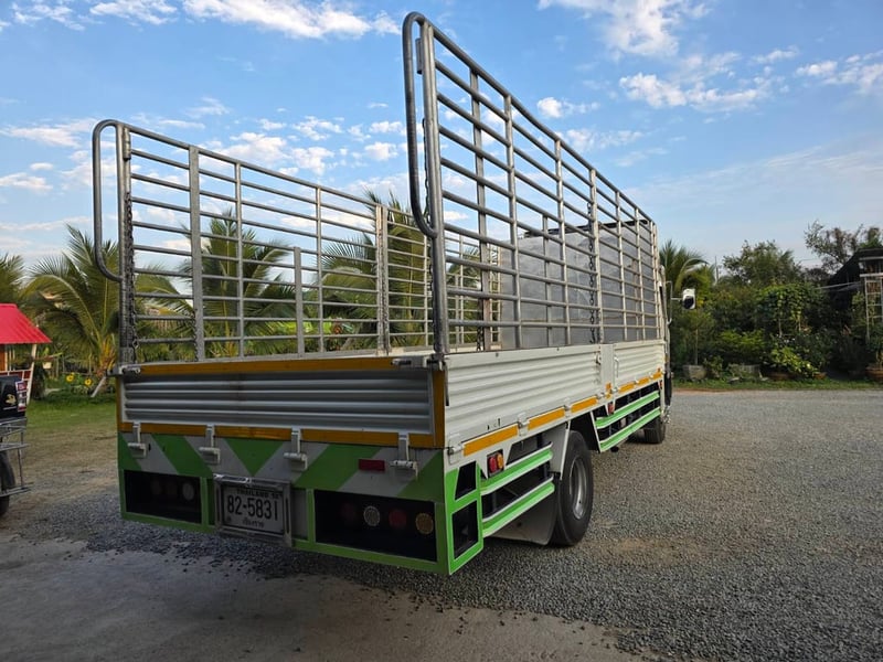 HINO FC 175แรงม้า รถบรรทุก 6ล้อ กระบะคอกสูง ปี2012 เลขไมล์ 352,000 กม.