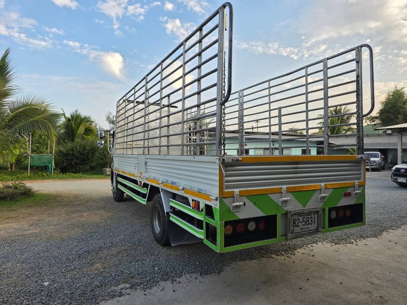 HINO FC 175แรงม้า รถบรรทุก 6ล้อ กระบะคอกสูง ปี2012 เลขไมล์ 352,000 กม.