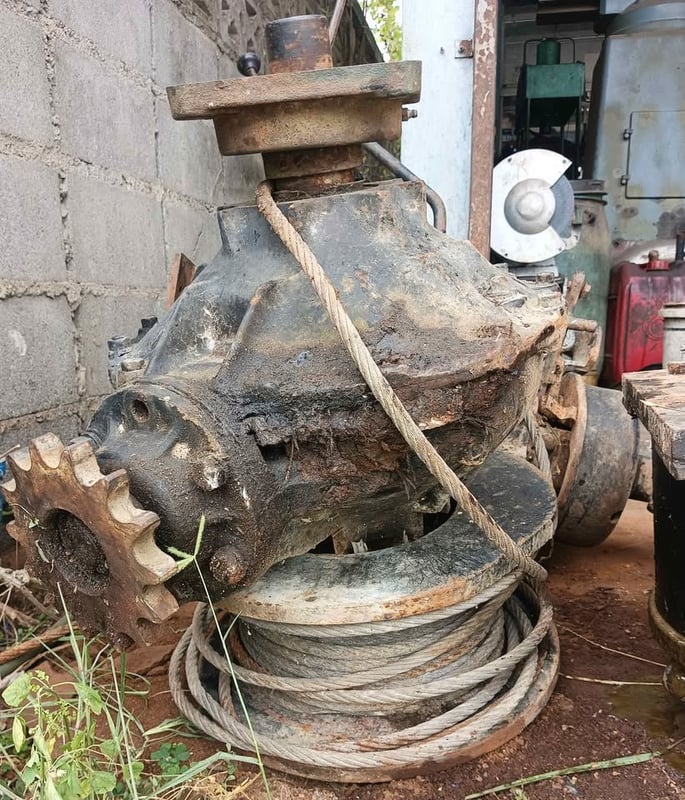 กว้านสลิง+เกียร์