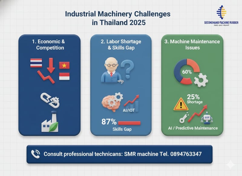 ปัญหา ของโรงงาน ที่ใช้เครื่องจักรอุตสาหกรรม ที่ต้องจัดการ และมีทีมที่ปรึกษาช่วย
