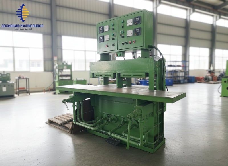 เครื่องอัดยาง 2 ชั้น 2 ช่อง  ทำงานดี  ลงทุนน้อย เครื่องเล็ก ประหยัดไฟ อัดงานได้ 4 แบบในเครื่องเดียว