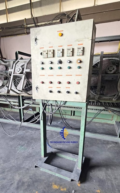 เครื่อง ตากแผ่นยาง  ลดอุณหภูมิยาง ได้รวดเร็ว จัดเก็บง่าย Bacth off machine rubber