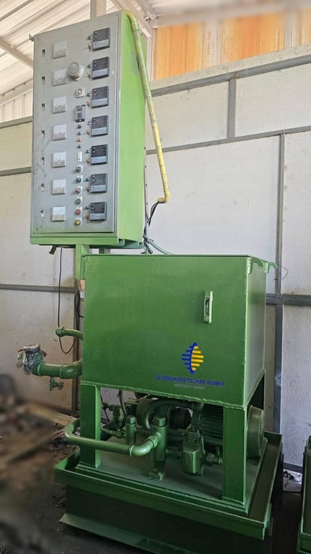 เครื่องอัดระเบิดโฟมยาง EVA 6 ชั้น ผลิตแผ่นโฟมรองเท้า แผ่นรองพื้น ฯลฯ พร้อมใช้ 