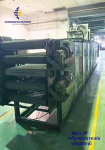 เครื่อง ตากแผ่นยาง  ลดอุณหภูมิยาง ได้รวดเร็ว จัดเก็บง่าย Bacth off machine rubber