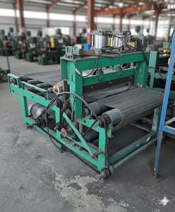 เครื่องตัดยางแผ่น พร้อมสายพานป้อนตาข่าย 