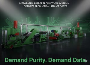 ชุดเครื่องจักรผลิต ยางคอมปาวด์ แบบอัตโนมัติ ติดตั้งเครื่องจักรใหม่  พร้อมบริการหลังการขาย รับประกัน