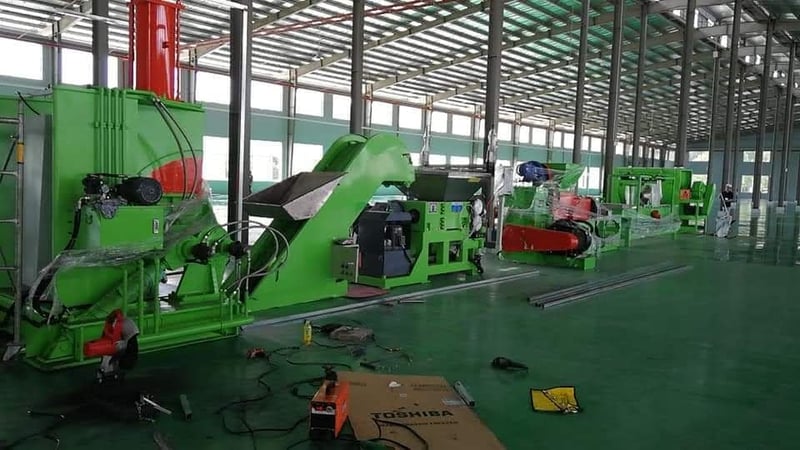 ชุดเครื่องจักรผลิต ยางคอมปาวด์ แบบอัตโนมัติ ติดตั้งเครื่องจักรใหม่  พร้อมบริการหลังการขาย รับประกัน