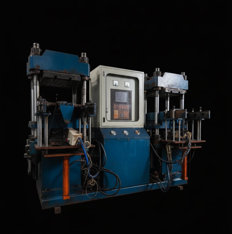 เครื่องอัดยาง 2 หัว ขึ้นลง สไสต์ อัตโนมัติ กระทุ้ง ขนาด 100 ตัน ราคาคุ้ม ยามงานเยอะ เครื่องอัดยาง 2 หัว ขึ้นลง สไสต์ อัตโนมัติ กระทุ้ง ขนาด 100 ตัน ราคาคุ้ม ยามงานเยอะ