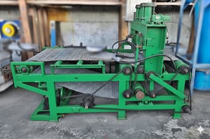 เครื่องตัดยางแผ่น พร้อมสายพานป้อนตาข่าย 