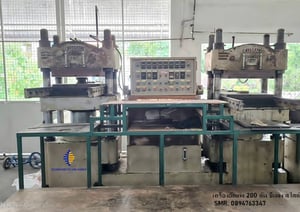 เครื่องอัดยาง 200 ตัน 2หัว ออโต้ สไสต์ ใช้ขึ้นรูปเป็นสินค้างาน ได้ทุกประเภท ราคาถูก