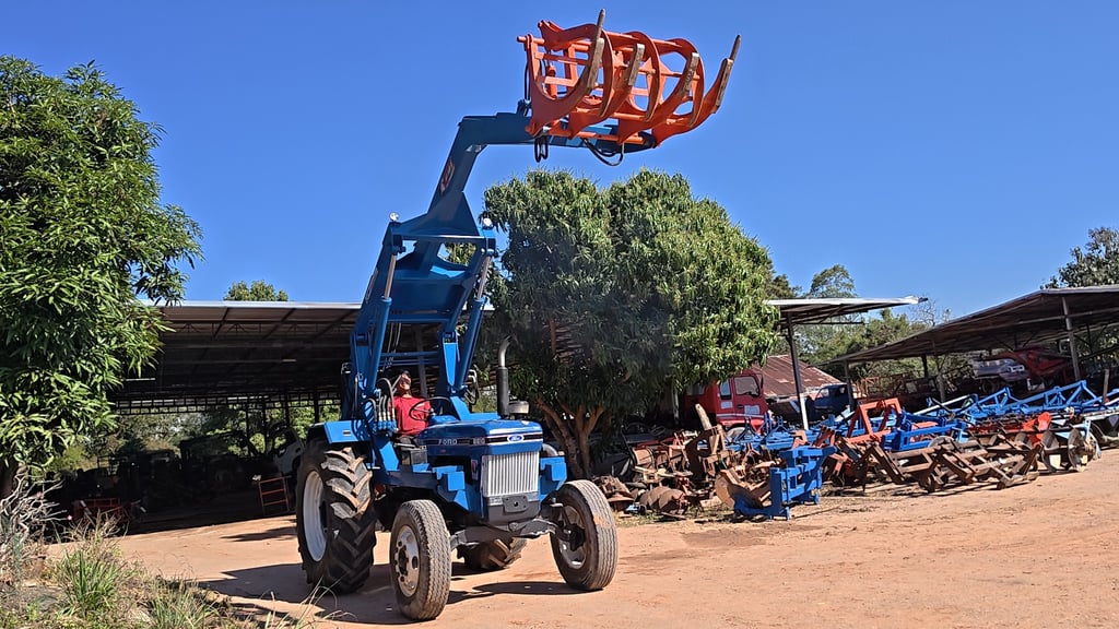 รถไถฟอร์ด 6,600 ติดคีบPMTมือ 1