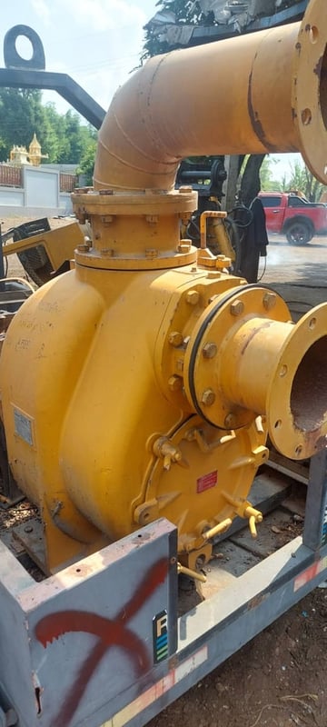 เครื่องปั๊มน้ำ ปั๊มเข้า ออก 8นิ้ว