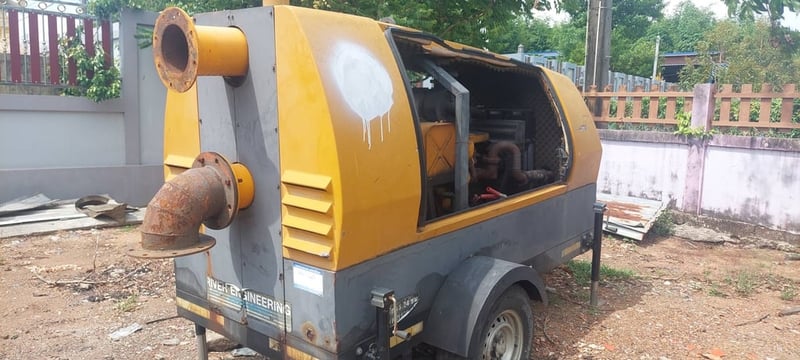 เครื่องปั๊มน้ำ ปั๊มเข้า ออก 8นิ้ว