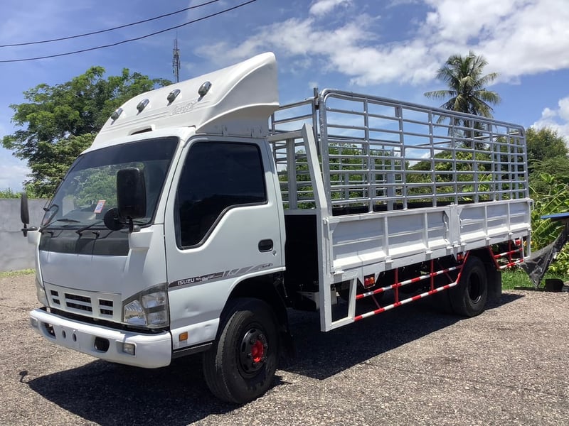 ISUZU NQR 175แรงม้า รถบรรทุก 6ล้อ กระบะคอกสูง ปี2006