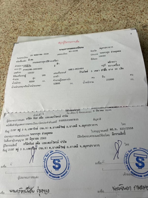 ISUZU FTR 195แรงม้า รถบรรทุก 6ล้อ ดั้มพ์ ปี1995