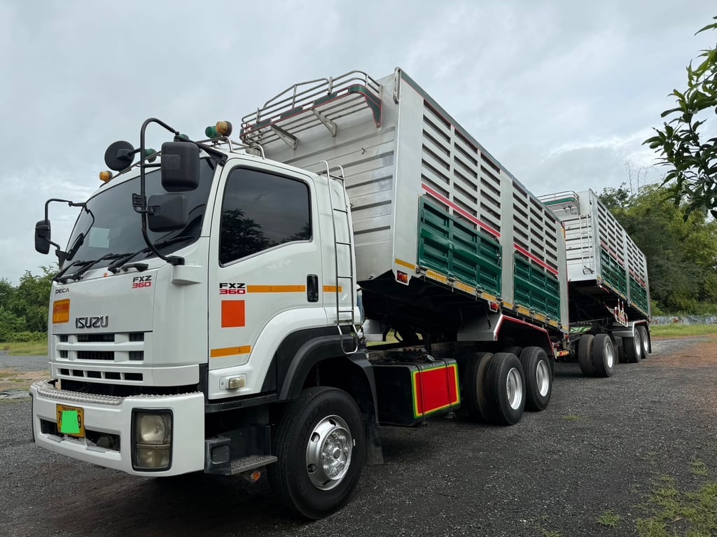 ISUZU FXZ 360แรงม้า รถบรรทุก 10ล้อ ดั้มพ์ ปี2008