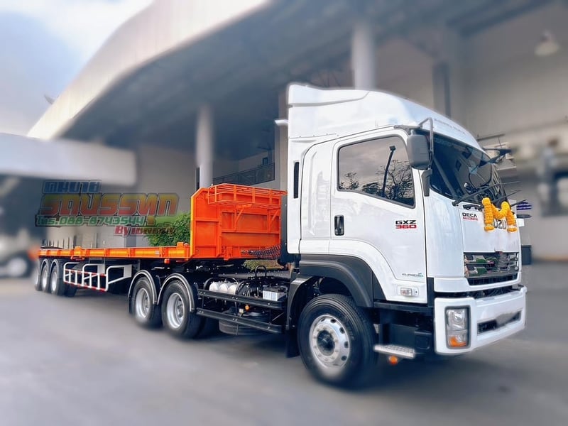 รถใหม่ป้ายแดง GXZ 349 แรงม้า 10ล้อหัวลาก ดาวน์เริ่มต้น 100,000 บาท