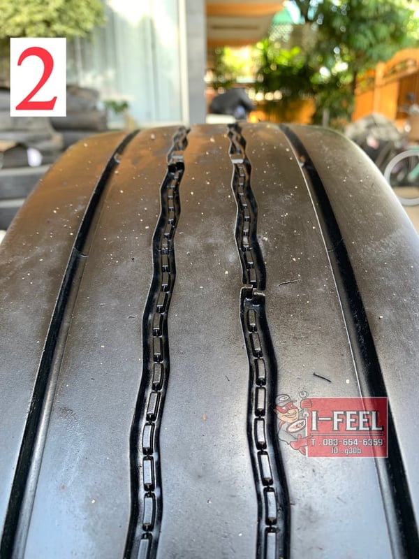 Radial พร้อมใช้ Bridgestone 8.25r16 รุ่น r156 คละปี มี 3เส้น 