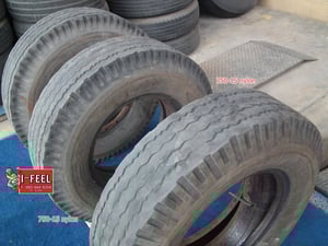 ยางเก่ารถบรรทุก คละยี่ห้อมีBridgestone และ Deestone  7.50r15 nylon ยางใน-รองคอ มี 4เส้น