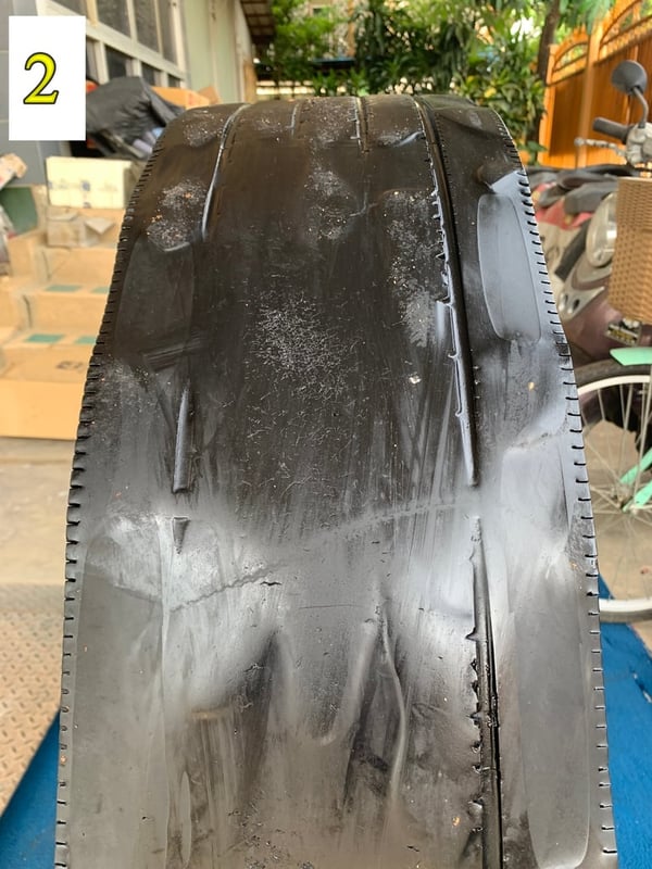 ยางมือ2 Bridgestone ขนาด 1000r20 รุ่น r157 radial tbr