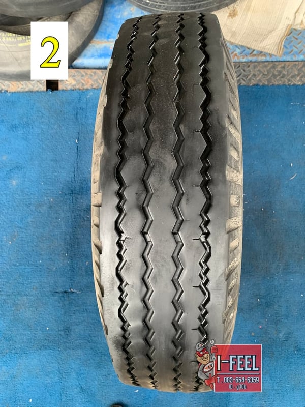 ยางเก่า บรรทุก BS 750r16 mr ผ้าใบ ในรองครบ ชุดนี้มี 4เส้น ปี2023