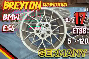 Breyton Wheel 17 inch ล้อใหม่ 5h pcd 120 ไม่เคยใช้งาน