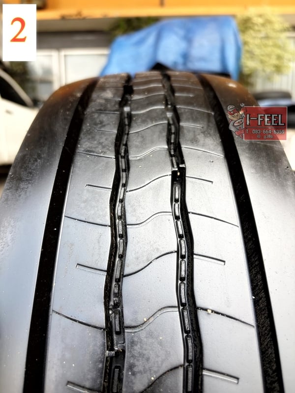 ยางเก่าใช้แล้วBridgestone 215-75r17.5 มี 4เส้น ปีผลิต 24 และ25