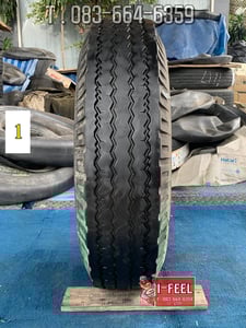 ยางเก่า บรรทุก BS 750r16 mr ผ้าใบ ในรองครบ ชุดนี้มี 4เส้น ปี2023