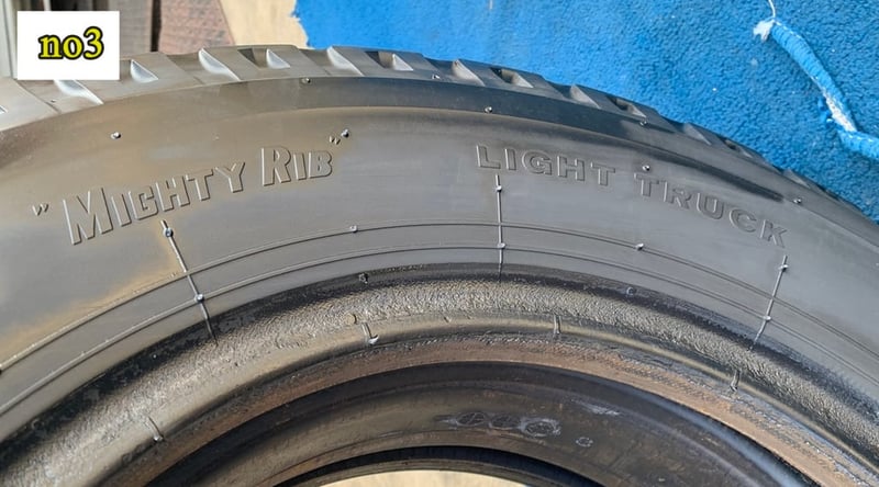 ยางเก่า บรรทุก BS 750r16 mr ผ้าใบ ในรองครบ ชุดนี้มี 4เส้น ปี2023