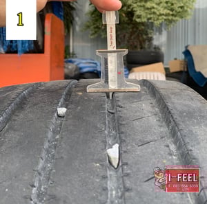 ยางเก่าBridgestone  11r22.5 r157 radial tbr ปี2021 ชุดนี้มี 4เส้น