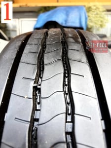 ยางเก่าใช้แล้วBridgestone 215-75r17.5 มี 4เส้น ปีผลิต 24 และ25