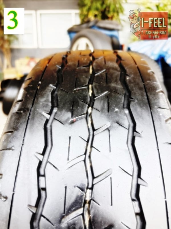  BS. Duravis ขนาด 225-75r15 มี 3เส้น r624