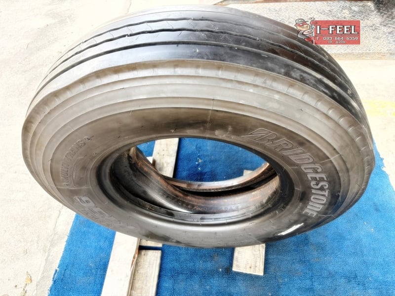ยางเก่า บรรทุก BS 750r16 radial ในรองครบ ชุดนี้มี 4เส้น ปี2023