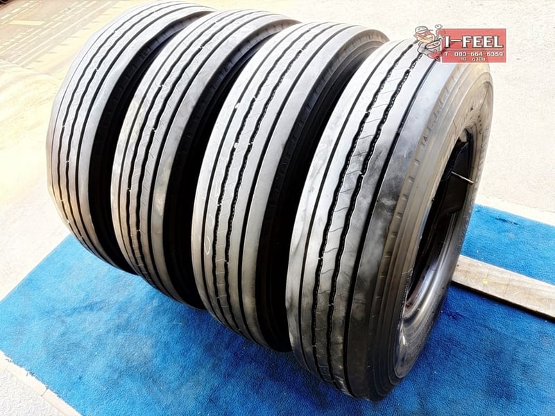 ยางเก่า บรรทุก BS 750r16 radial ในรองครบ ชุดนี้มี 4เส้น ปี2023