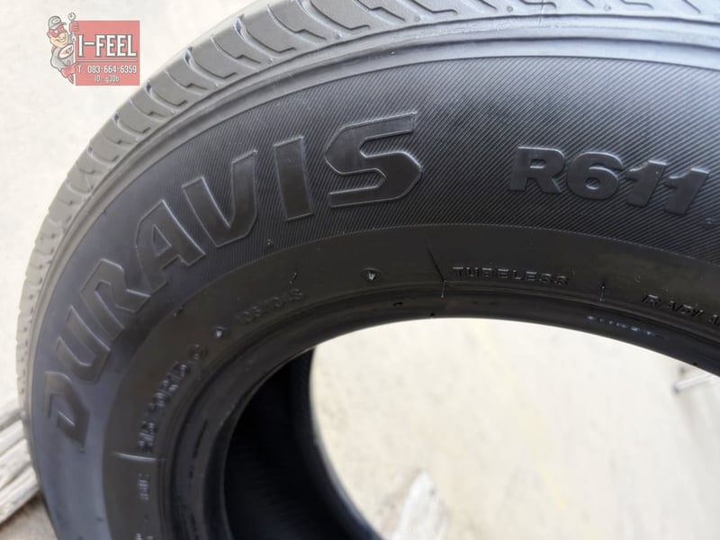 ยางรถยนต์มือ2 ใช้แล้ว  BS. Duravis ขนาด 215-70r15 มี 2เส้น