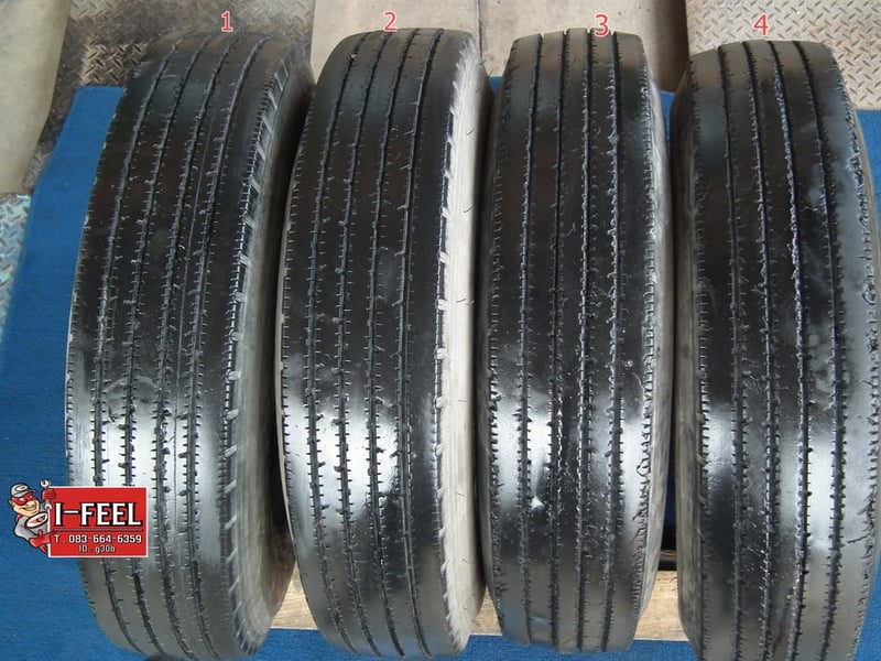 Bridgestone ยางเก่า 7.00r16 radial r200 ชุดนี้มี 5เส้น คละปีผลิต